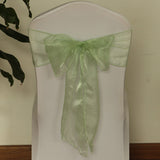 19 Colors Wedding Organza Chair Sashes Bow Sash Party Banquet Decor