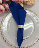 12PCS/LOT 5 Colors Polyester Spun Table Napkin Wedding Event Home Decoration