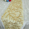 5 PCS/LOT Branch Sequins Net Table Runner for Wedding, Banquet Gold