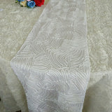 5 PCS/LOT Monstrous Rope Net Table Runner for Wedding Banquet White