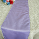 7 Colors 5PCS/LOT Lamour Satin Table Runner for Wedding Banquet