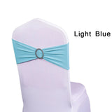 20Colors 100PCS/LOT Wedding Banquet Party Spandex Chair Bands w/Buckle