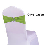 20Colors 100PCS/LOT Wedding Banquet Party Spandex Chair Bands w/Buckle