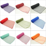 19 Colors Wedding Organza Chair Sashes Bow Sash Party Banquet Decor