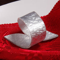 12PCS/LOT Golden/Silver Acrylic Napkin Rings Beauty Special Napkin Holder For Wedding  Hotel