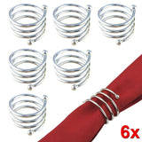 6PCS/LOT  Wedding Home Napkin Ring Party Decoration
