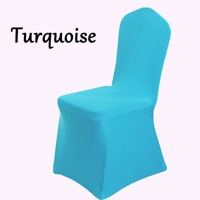 Spandex Banquet Chair Cover in Teal – Urquid Linen