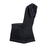 50PCS/LOT Ruffle Spandex Chair Covers 10 Colors Selection