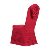 50PCS/LOT Ruffle Spandex Chair Covers 10 Colors Selection