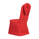 50PCS/LOT Ruffle Spandex Chair Covers 10 Colors Selection