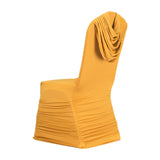 50PCS/LOT Ruffle Spandex Chair Covers 10 Colors Selection