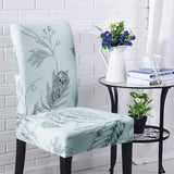 4 PCS Printed Spandex Dining Seat Cover 19 Designs