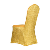 50PCS Sparkle Spandex Chair Cover 2 Colors