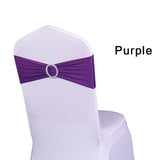 20Colors 100PCS/LOT Wedding Banquet Party Spandex Chair Bands w/Buckle