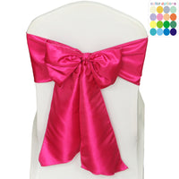 20 Colors 25PCS/LOT Wedding Banquet Party Decoration Taffeta Chair Sashes