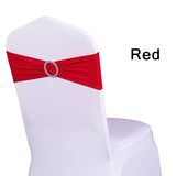 20Colors 100PCS/LOT Wedding Banquet Party Spandex Chair Bands w/Buckle