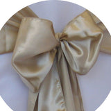 20Colors 25PCS/LOT Wedding Banquet Party Decoration Satin Chair Sashes