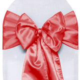 20Colors 25PCS/LOT Wedding Banquet Party Decoration Satin Chair Sashes