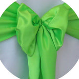 20Colors 25PCS/LOT Wedding Banquet Party Decoration Satin Chair Sashes